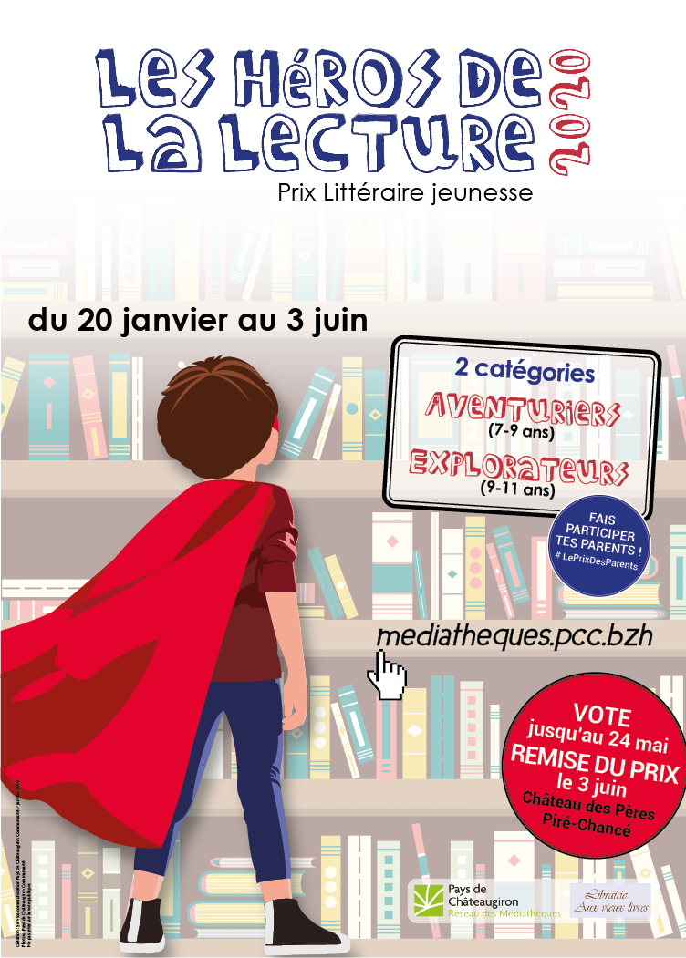 Affiche heros lecture