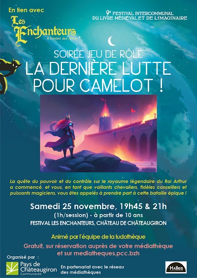 Affiche soirée jeu de rôle