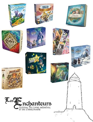 Jeux en dédicace festival Les Enchanteurs