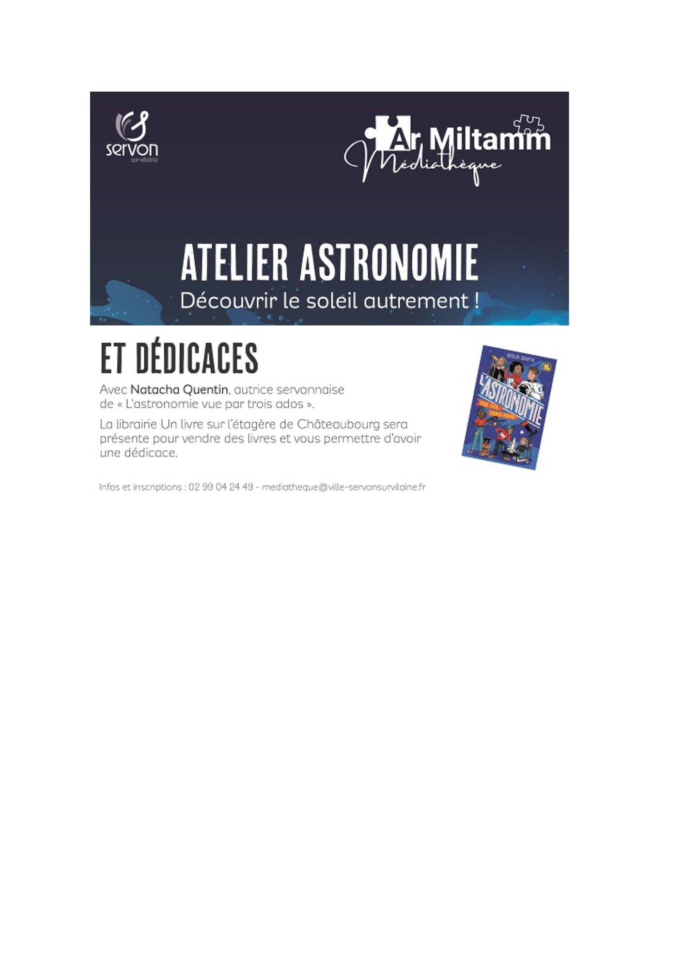 atelier astronomie